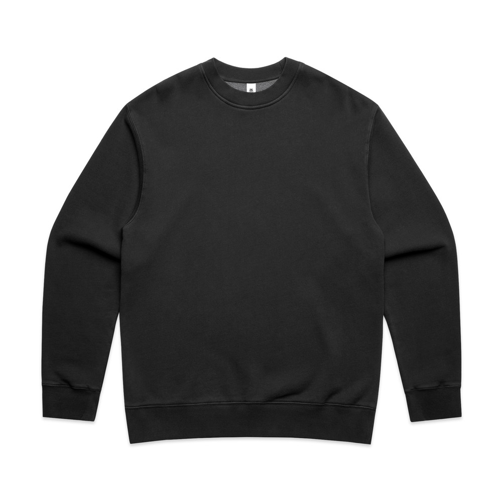 Relax Faded Crew in Faded Black