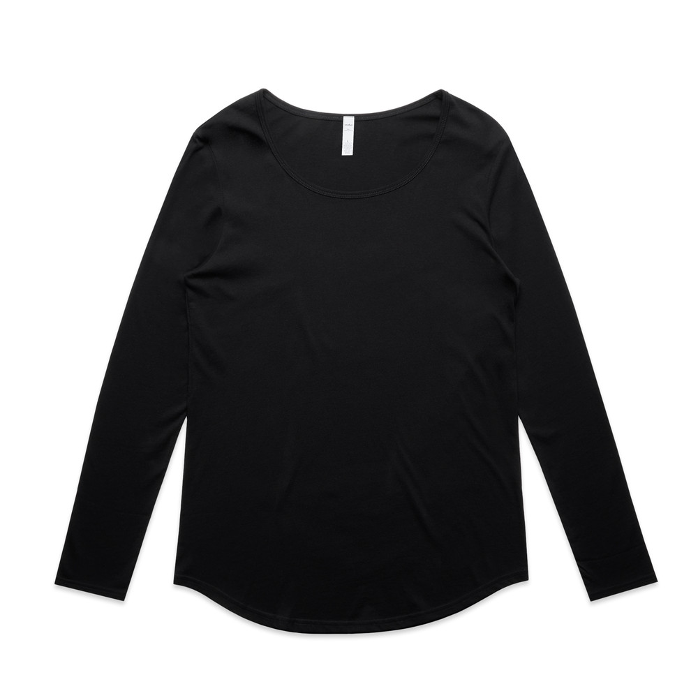 Women's Mali Long Sleeve Tee in Black