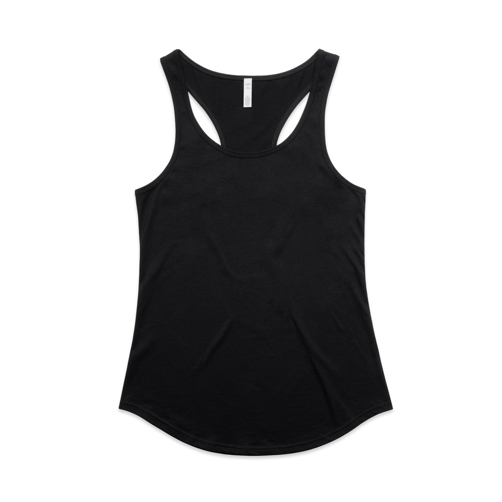 Women's Mali Racerback Tank in Black