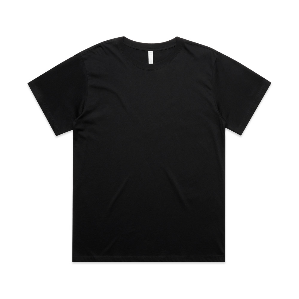 Women's Martina Boyfriend Tee in Black