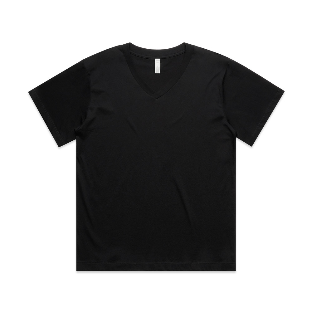 Women's Martina V Neck Tee in Black