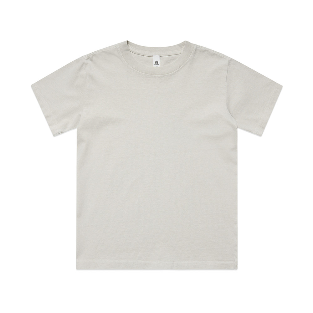 Kids Heavy Faded Tee in Faded Bone