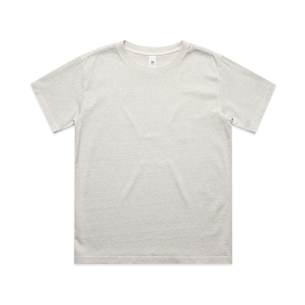 Youth Heavy Faded Tee in Faded Bone