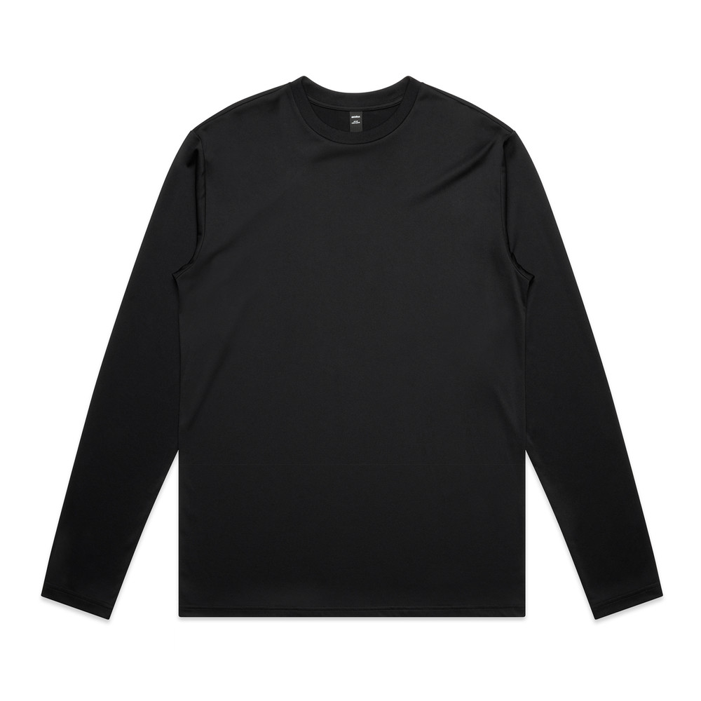 Women's Maple Active Long Sleeve Tee in Black