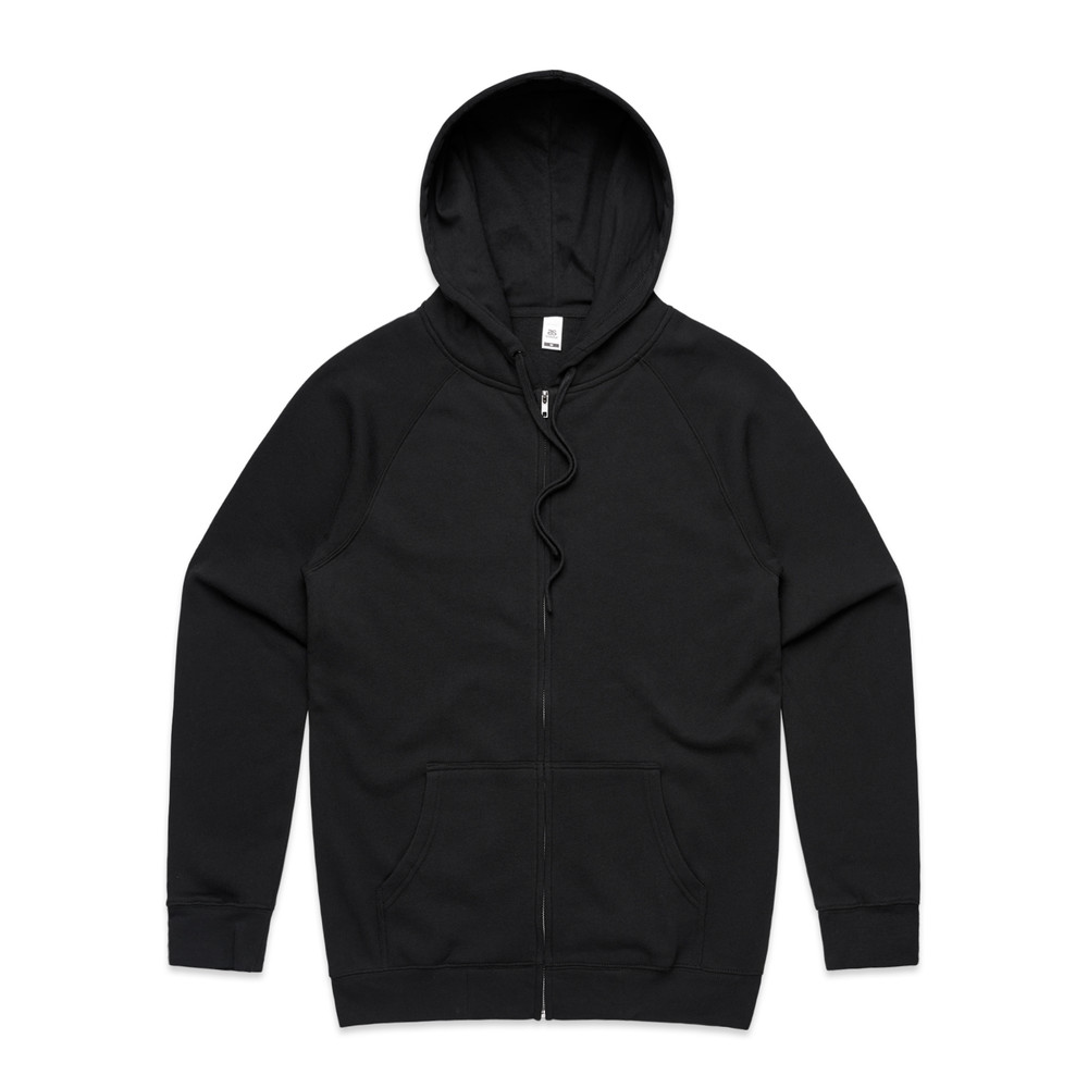 Supply Zip Hood in Black