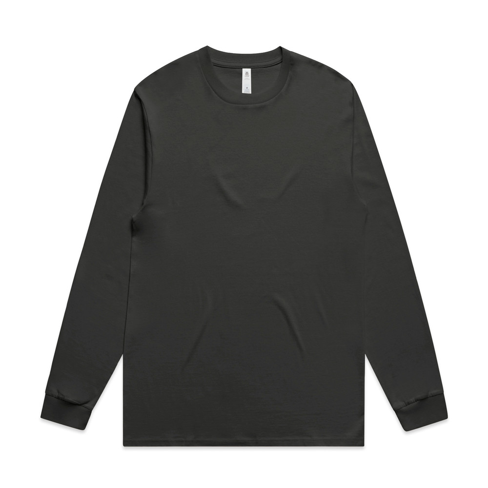Block Long Sleeve Tee in Coal