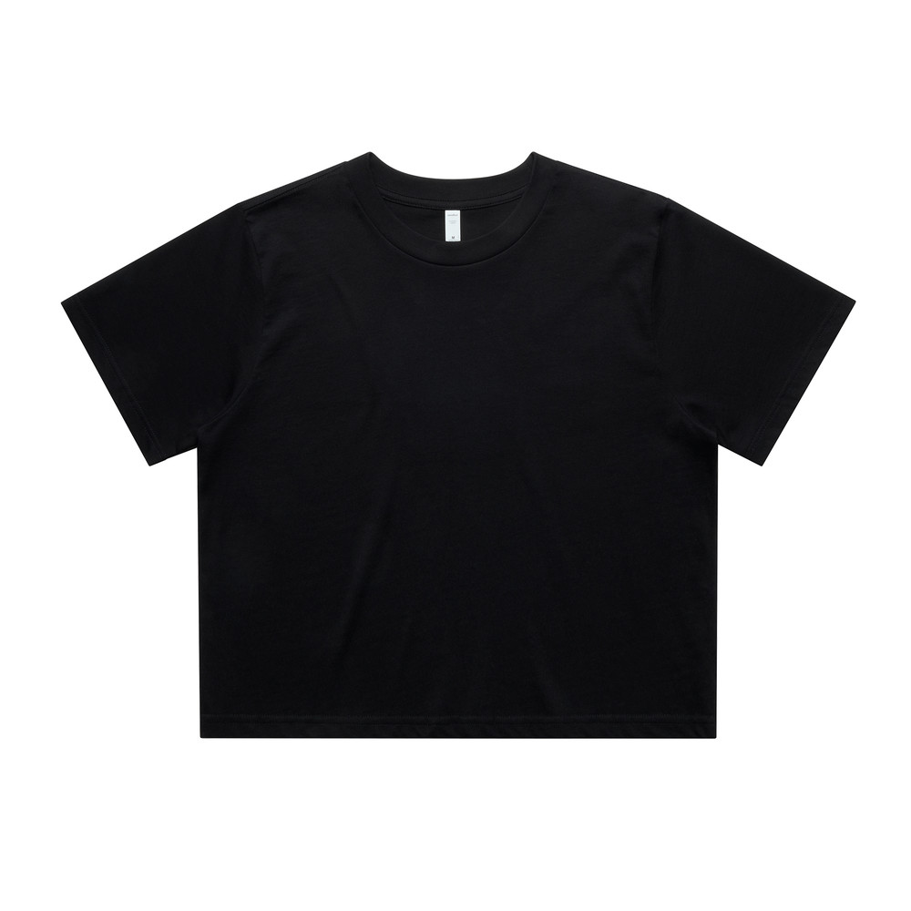 Women's Classic Crop Tee in Black
