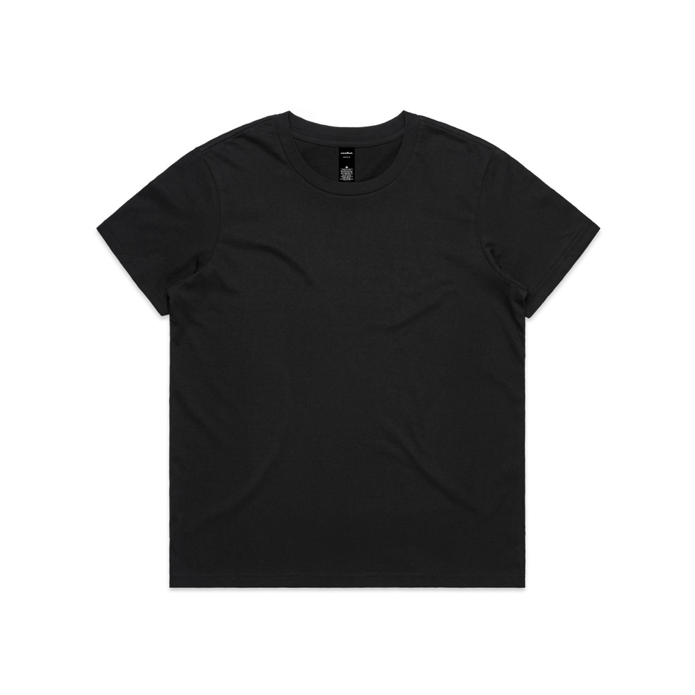 Women's Maple Minus Tee in Black