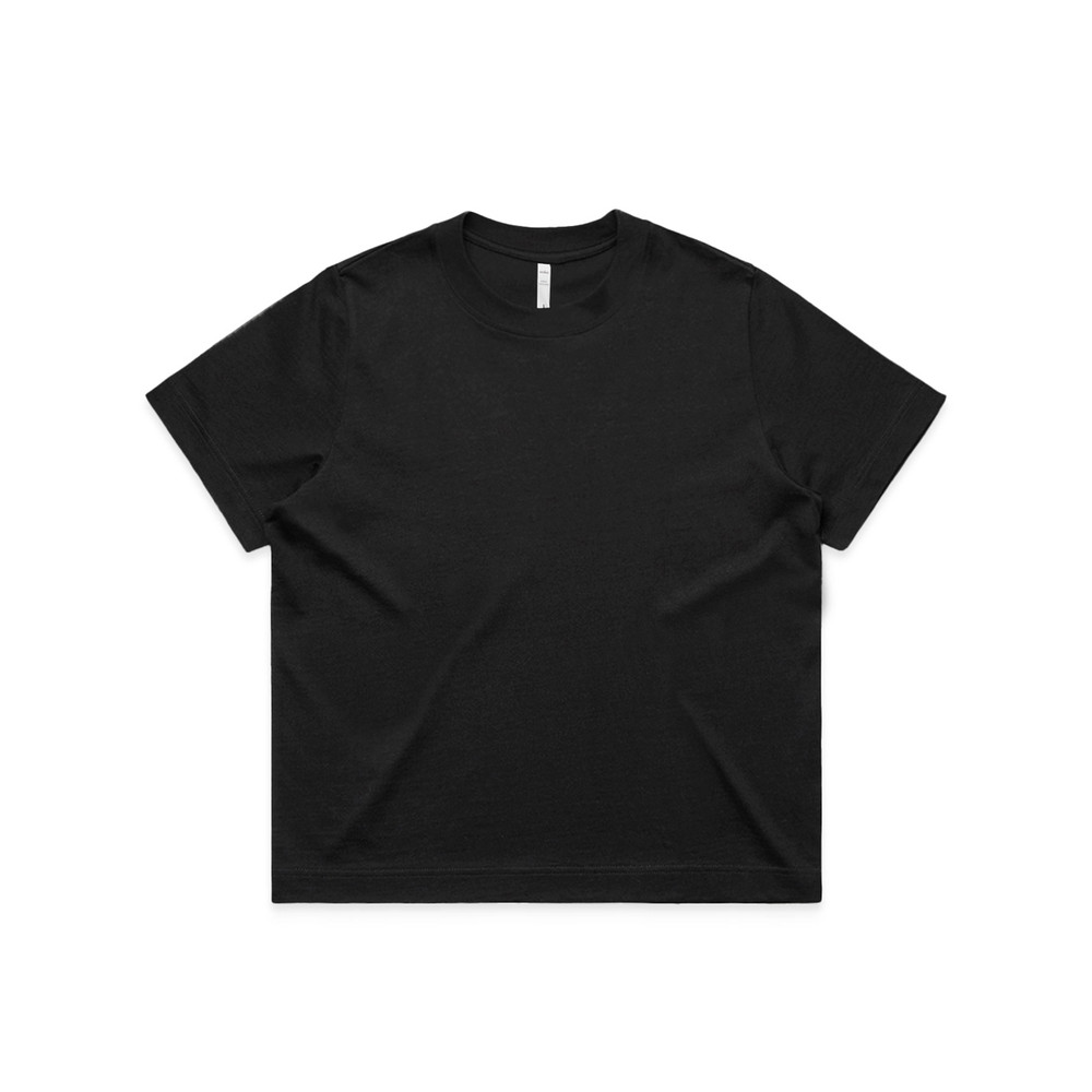 Women's Box Tee in Black
