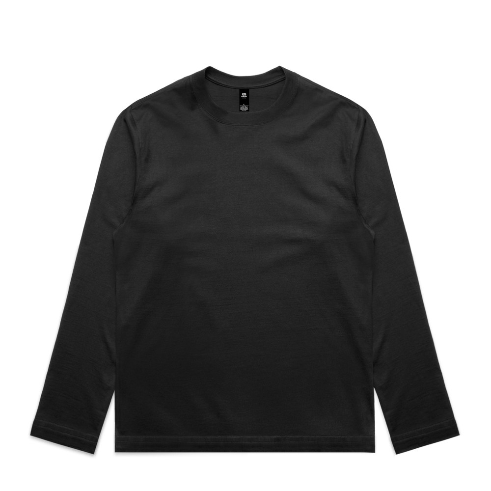 Box Long Sleeve Tee in Black