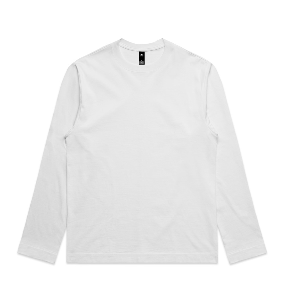 Box Long Sleeve Tee in White