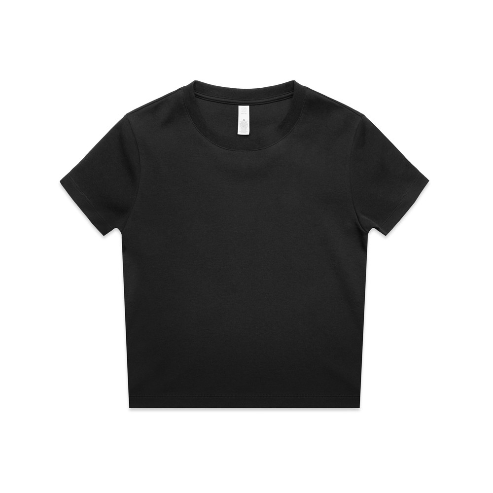 Women's Organic Mini Tee in Black