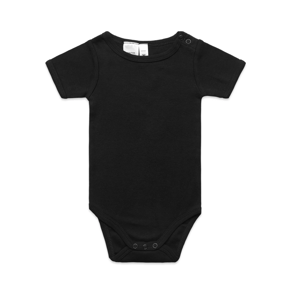 Organic Infant Mini Me One Piece in Black