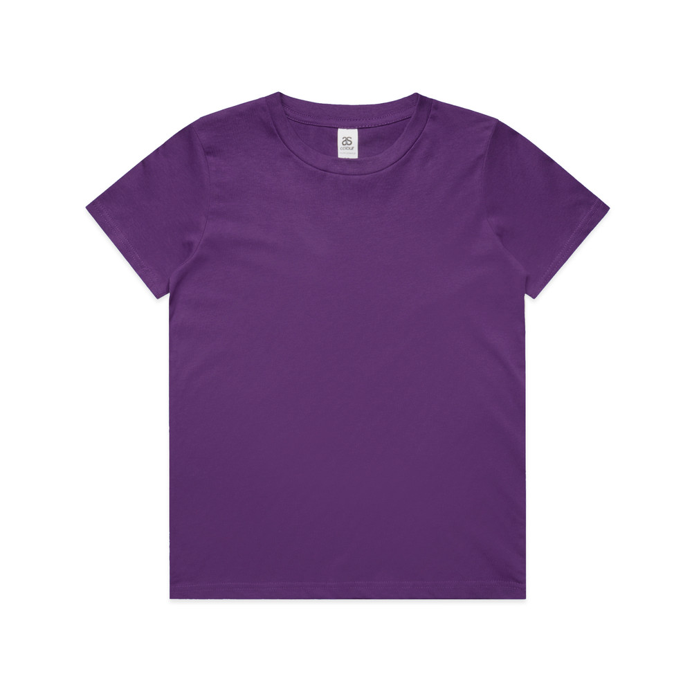 Youth Staple Tee in Purple