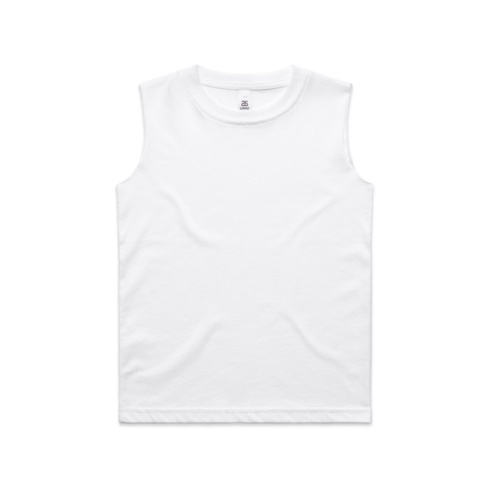 Youth Barnard Tank in White