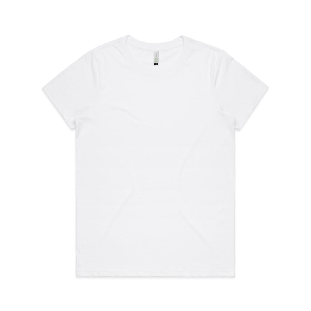 Women's Maple Organic Tee in White