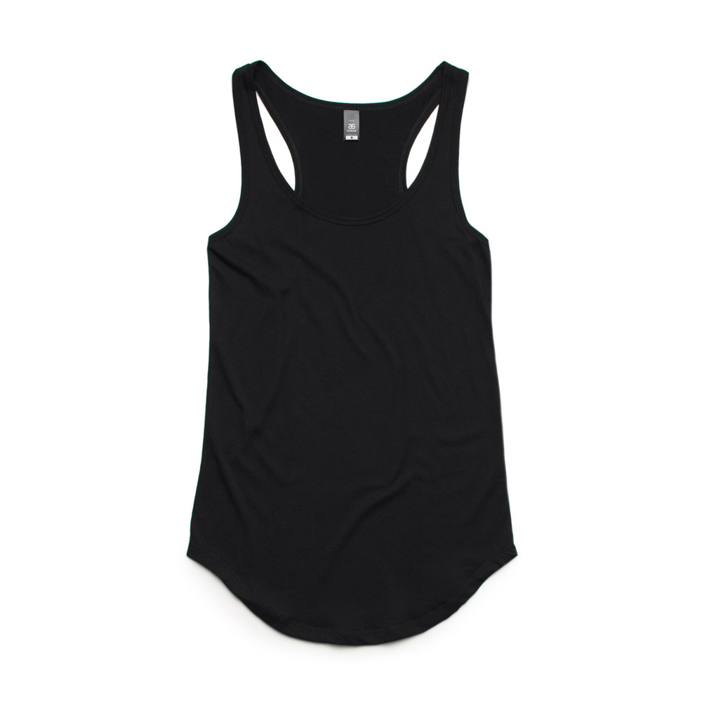 Women's Dash Racerback Tank in Black