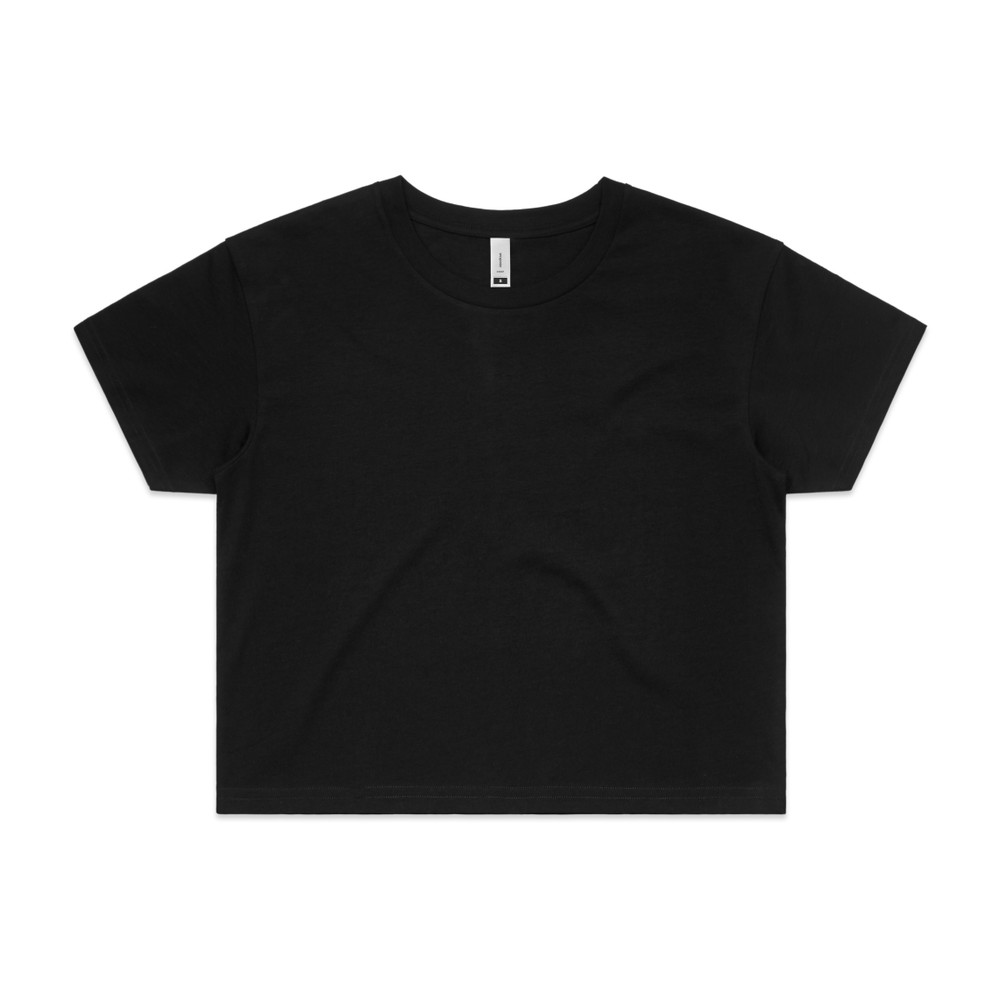 Women's Crop Tee in Black