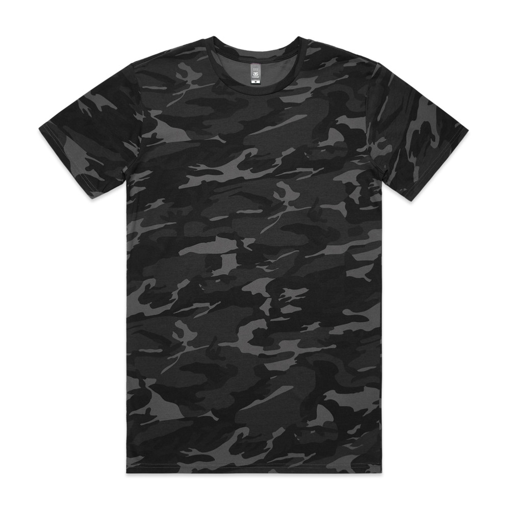 Staple Camo Tee in Black Camo