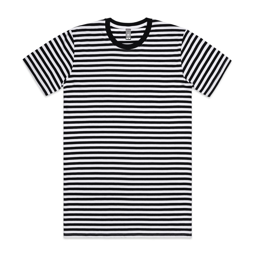 Staple Stripe Tee in Black / White