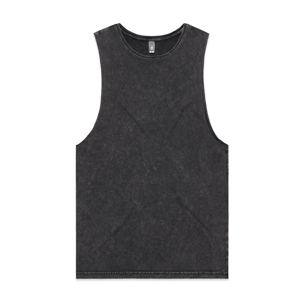 Stone Wash Barnard Tank in Black Stone