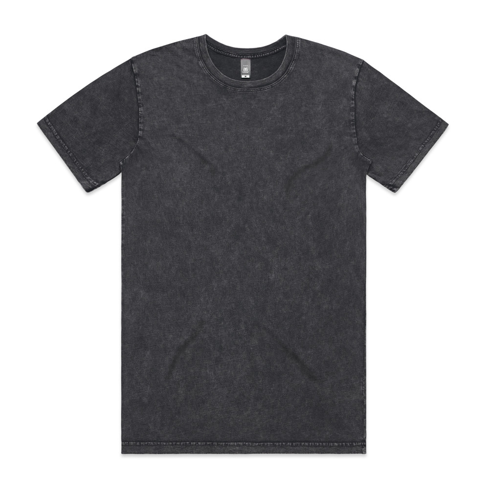 Stone Wash Staple Tee in Black Stone