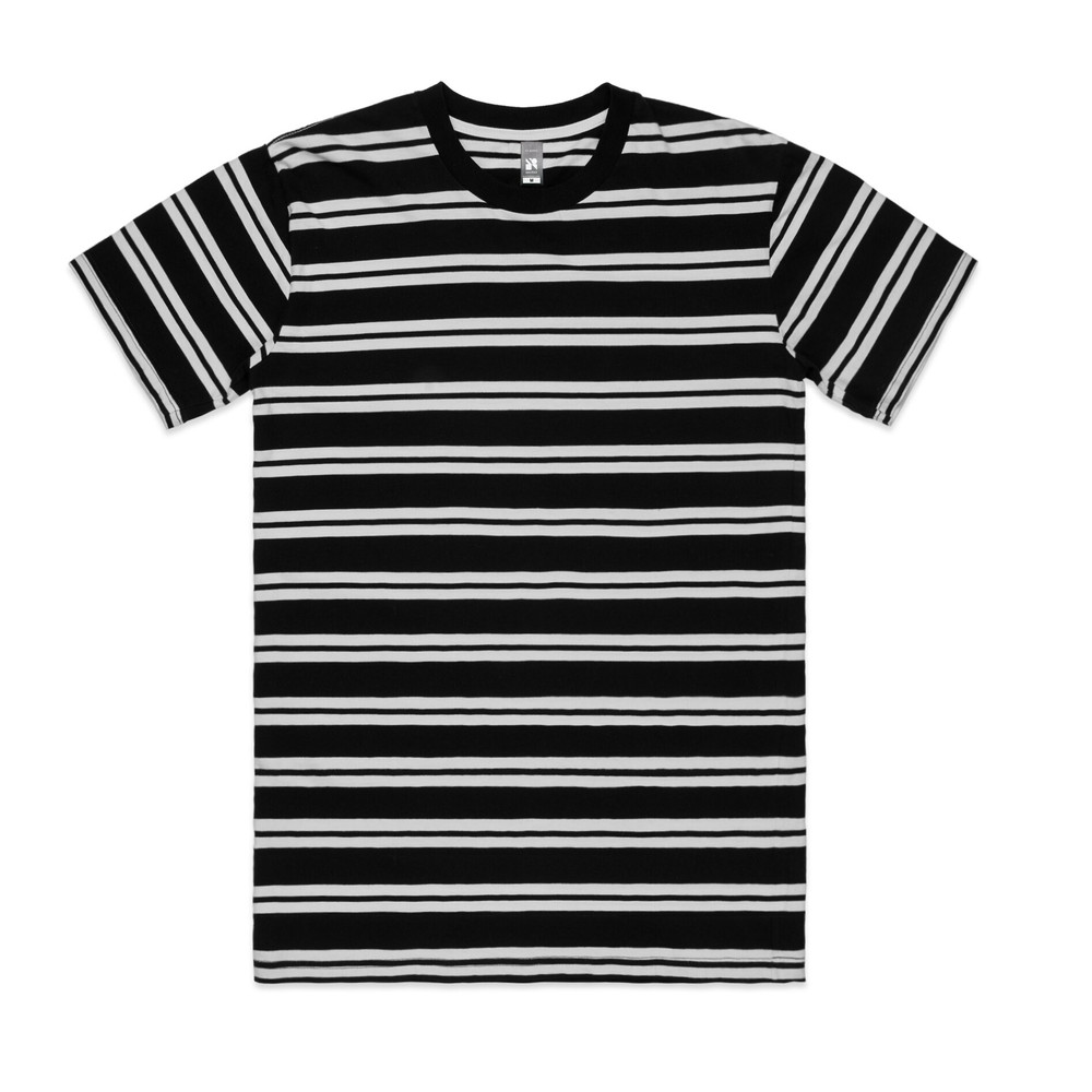 Classic Stripe Tee in Black / White