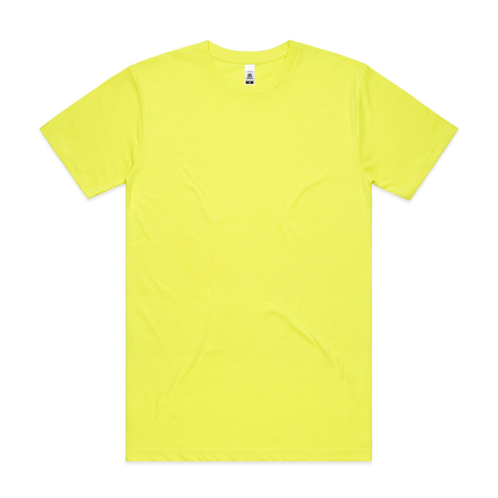 Block Safety Tee in Safety Yellow