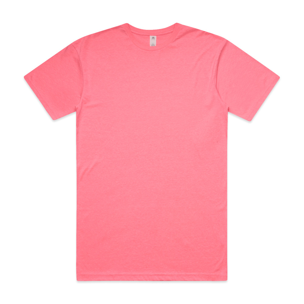 Block Safety Tee in Safety Pink