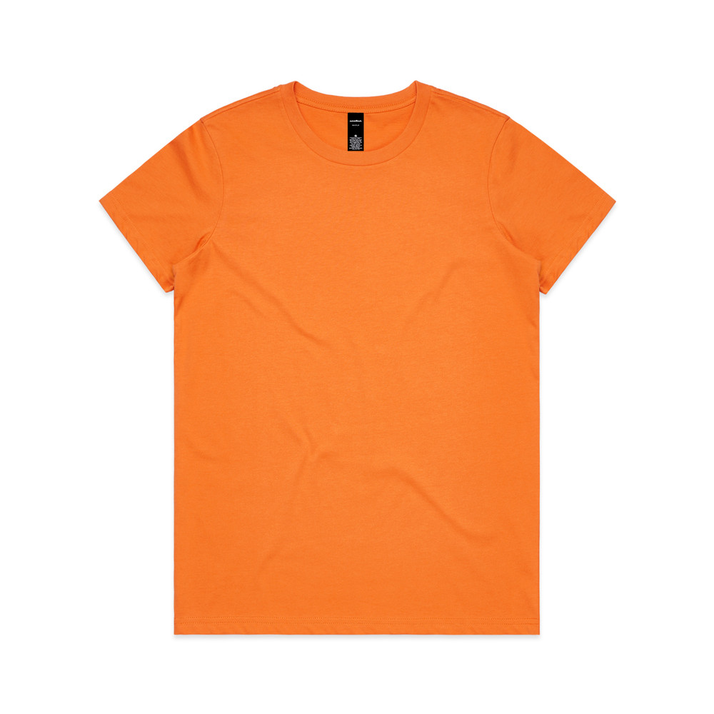 Women's Maple Tee in Orange