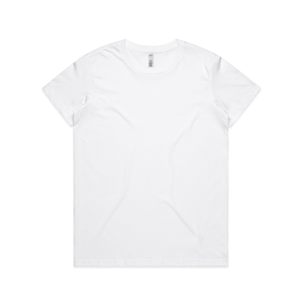 Women's Basic Tee in White