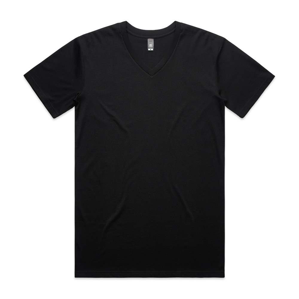 Staple V Neck Tee in Black