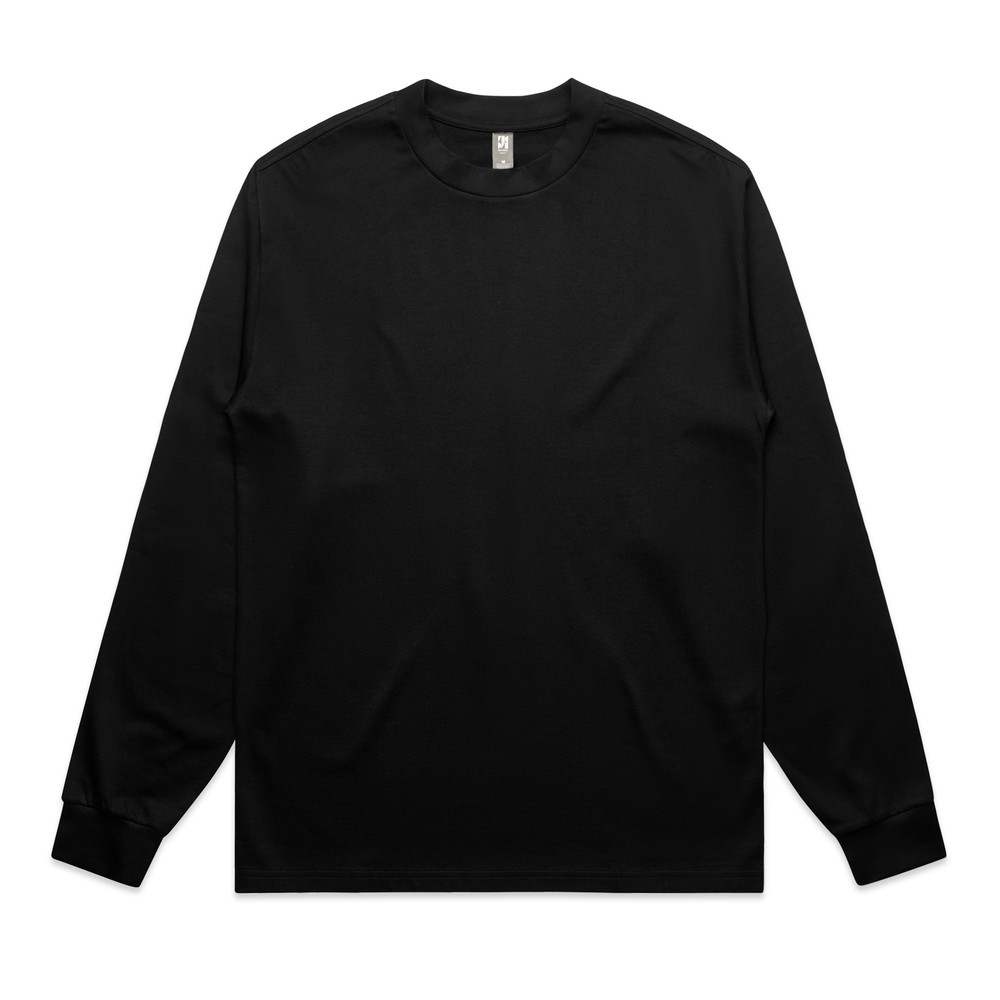 Heavy Long Sleeve Tee in Black