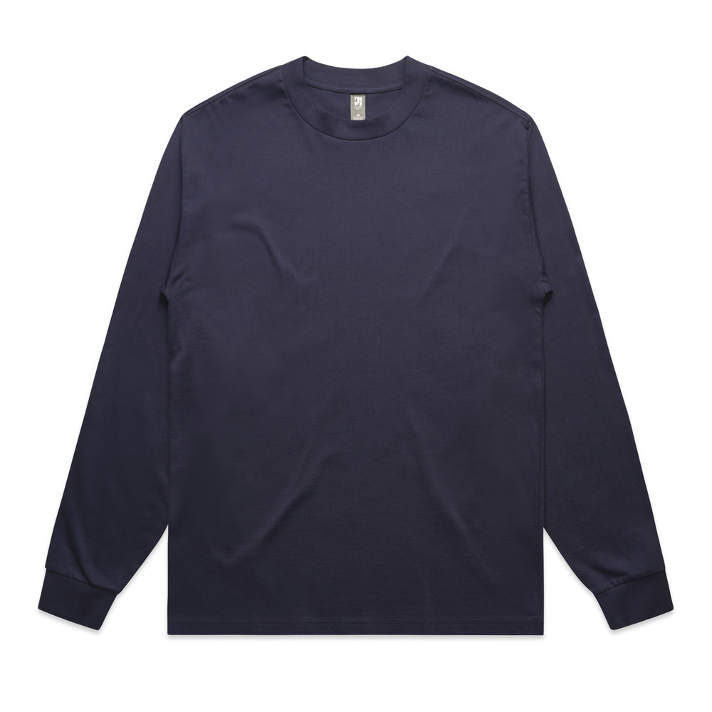 Heavy Long Sleeve Tee in Midnight Blue
