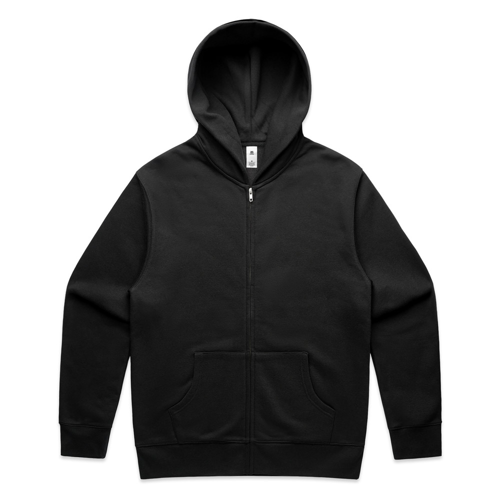 Relax Zip Hood in Black
