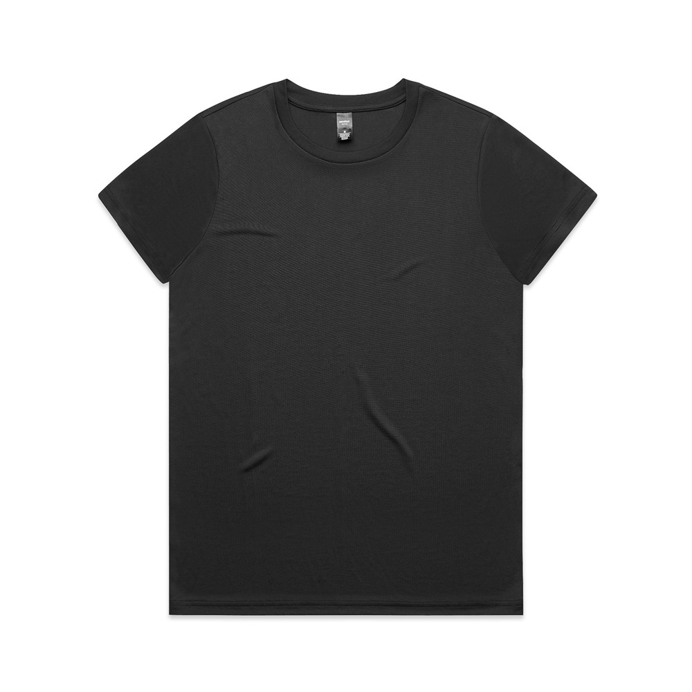 Women's Maple Active Tee in Black