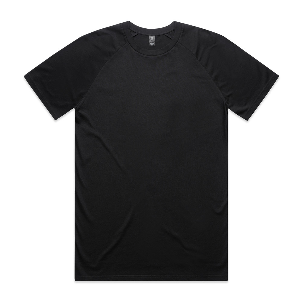 Staple Raglan Tee in Black