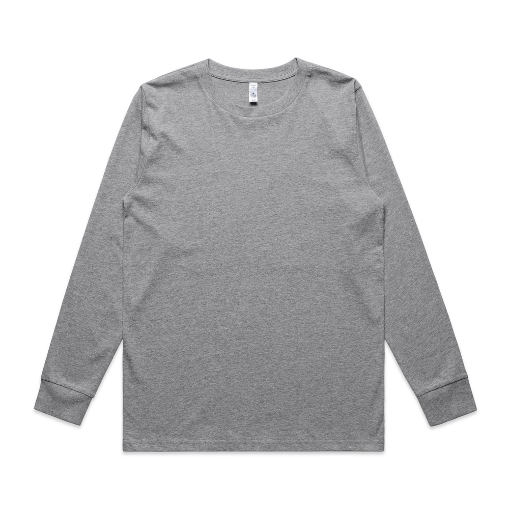 Women's Classic Long Sleeve Tee in Grey Marle