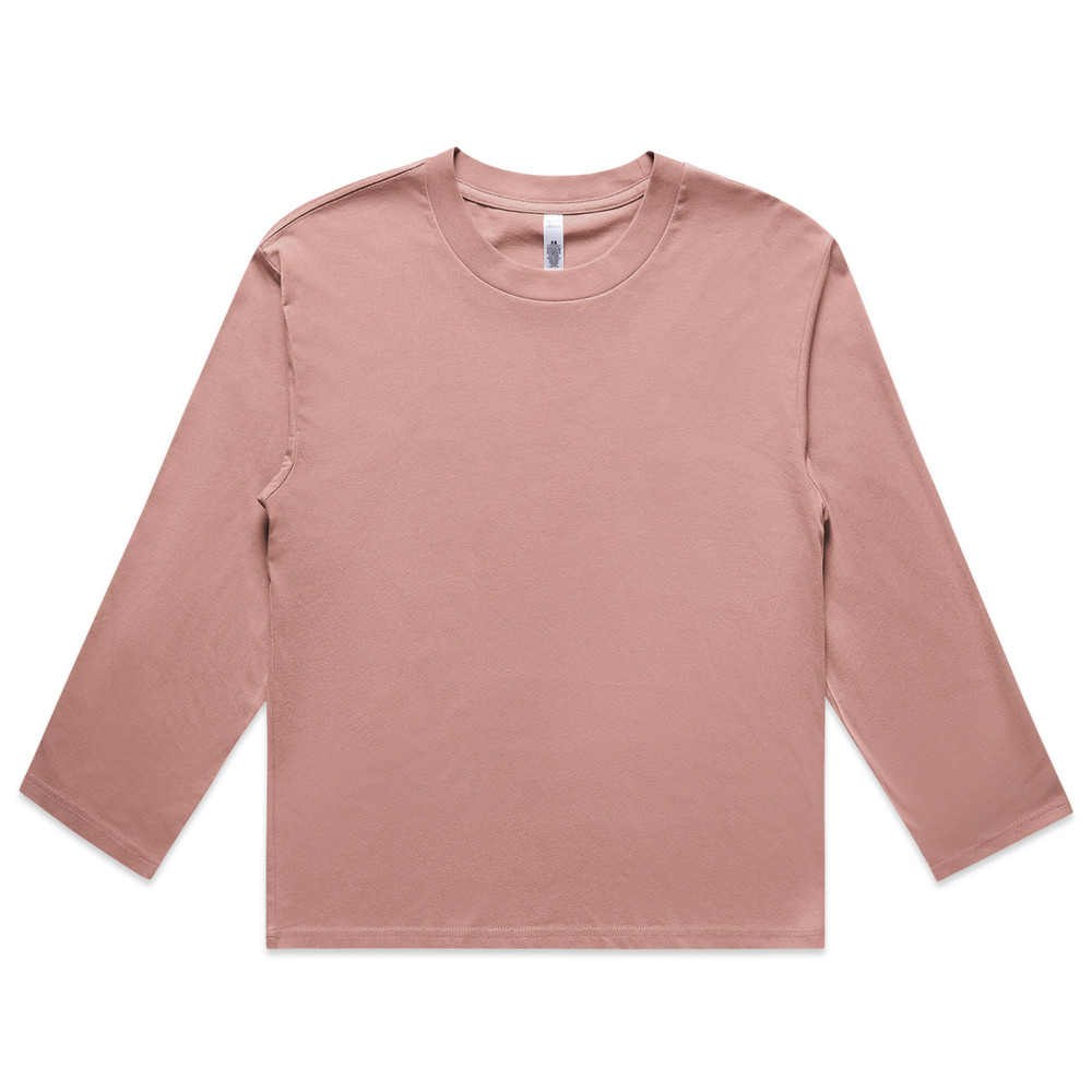 Women's Martina Long Sleeve Tee in Hazy Pink