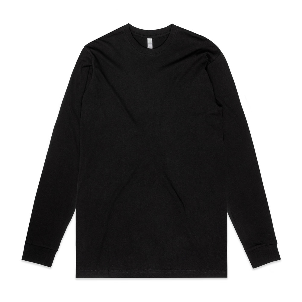 Staple Organic Long Sleeve Tee in Black