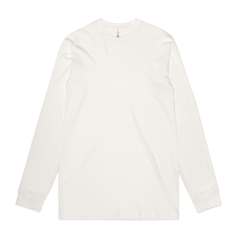 Staple Organic Long Sleeve Tee in Natural
