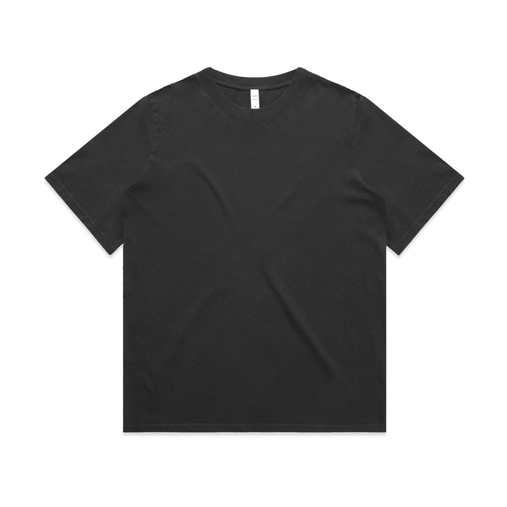 Women's Heavy Faded Tee in Faded Black