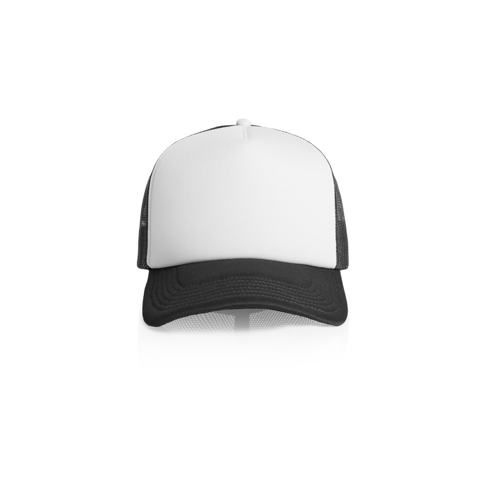 Frame Foam Two Tone Trucker Cap in White / Coal