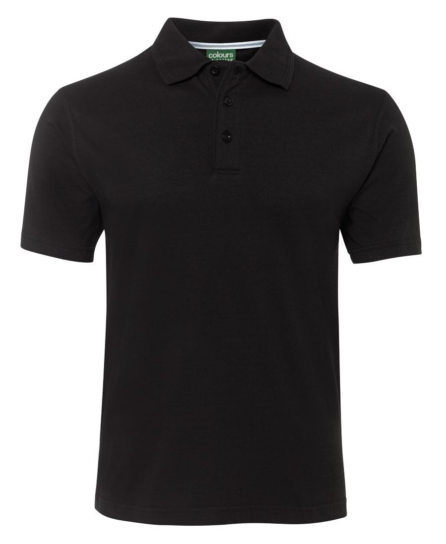 JB's C of C Jersey Polo in Black