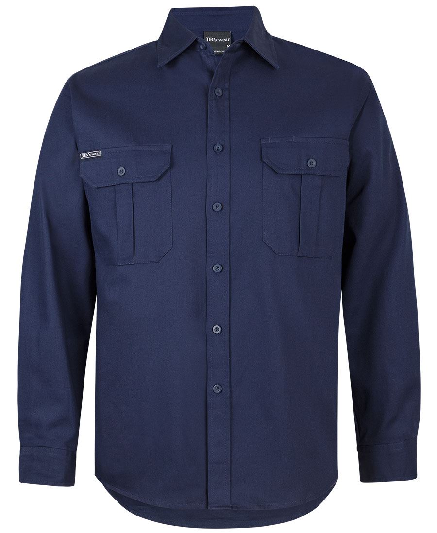 JB's Long Sleeve Work Shirt in Navy